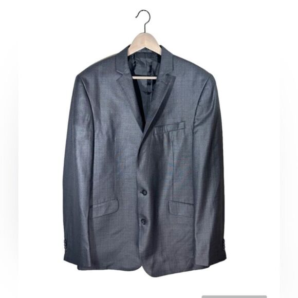 Kenneth Cole Reaction Gray Blazer Size 44L - Picture 1 of 8